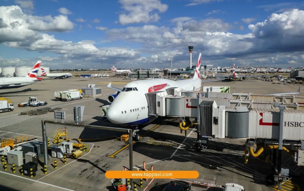 British Airlines at terminal 5 Heathrow Airport