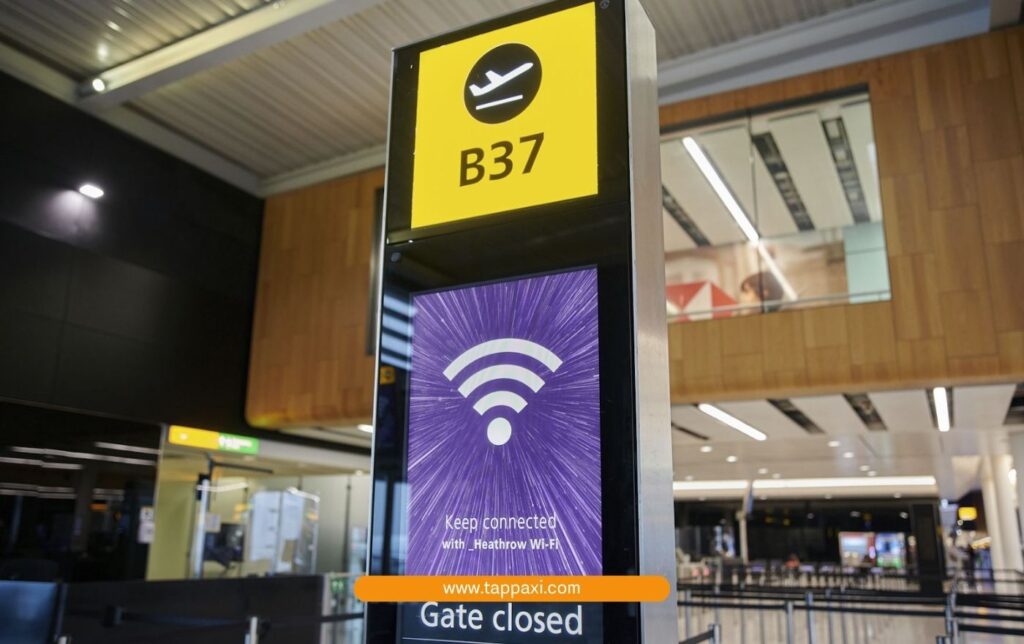 Free Wi-Fi Services at London Heathrow Airport