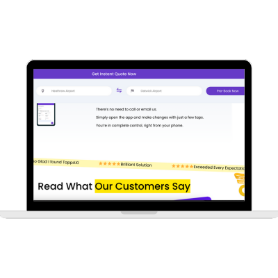 TappAXI Online Booking Form
